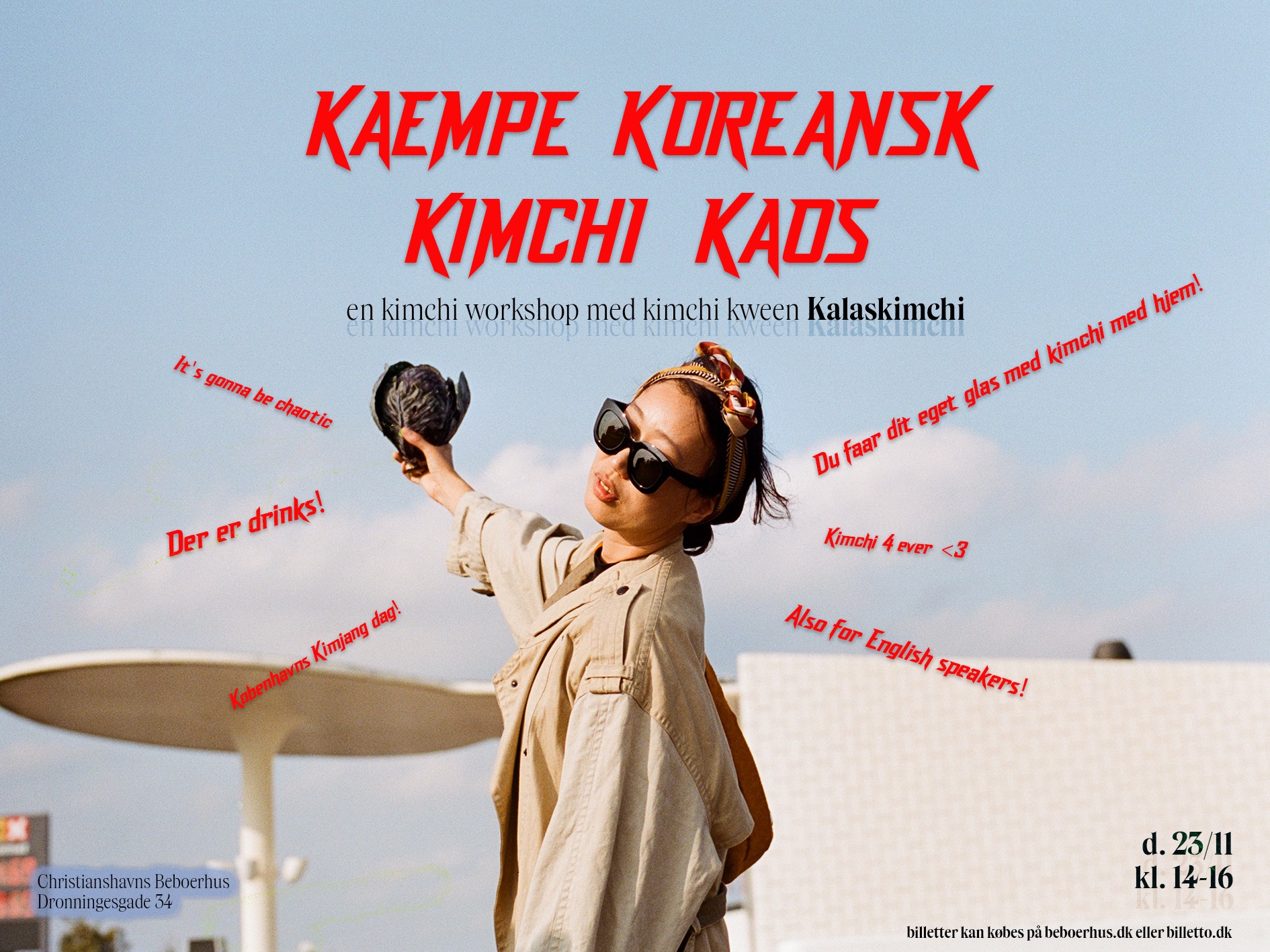 Kæmpe koreansk kimchi kaos! // workshop med Kalaskimchi